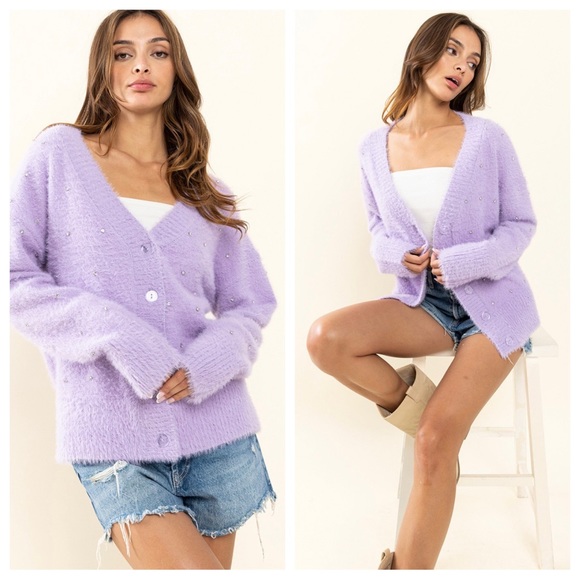 ShopEvelynne Sweaters - 26 Cozy Angora Sweater Long Sleeve Cardigan